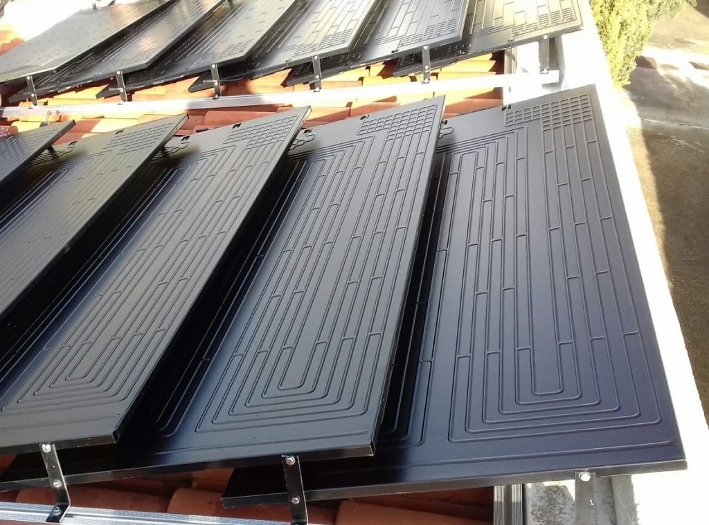 i-HOT thermodynamic solar Panels technology installation