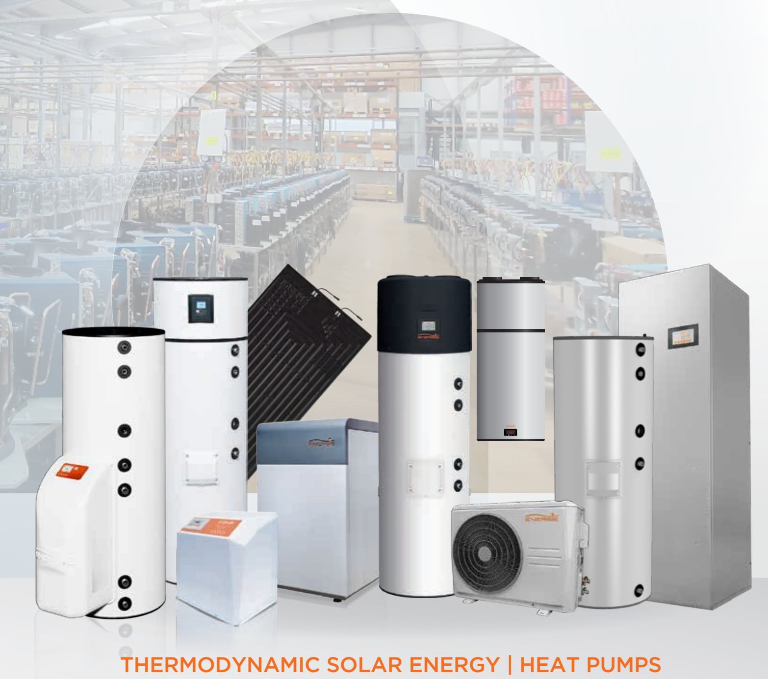 iHOT Solar Assisted Heat Pumps with Solar thermal panels for HOT Water